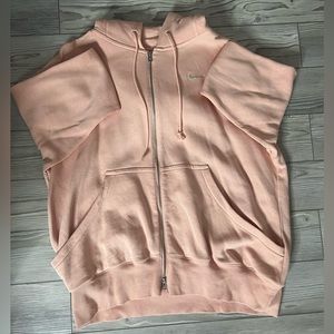 Pink Nike Zip Up Hoodie
